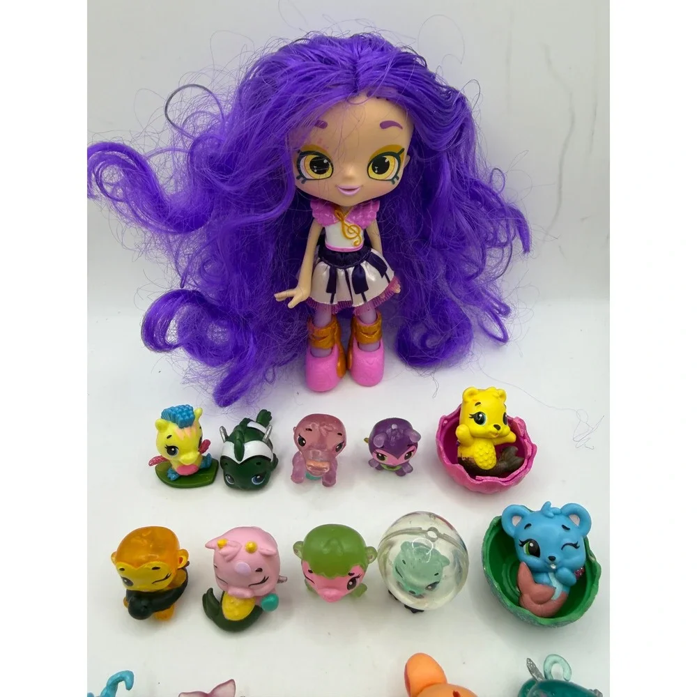 Hatchimals CollEGGtibles Lot of‎ 20 Figures and Shopkins Shoppies Doll